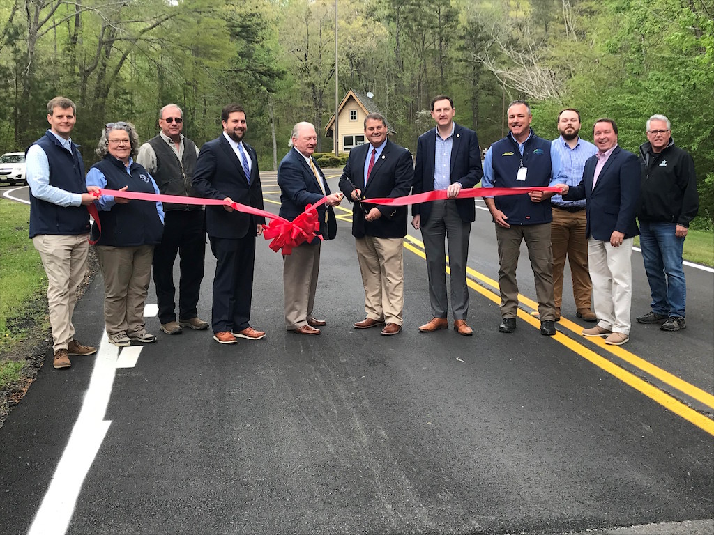 Recycled Tires Used for New Asphalt at Guntersville State Park