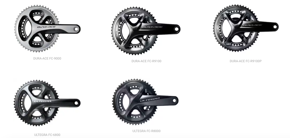 shimano non series crankset hollowtech