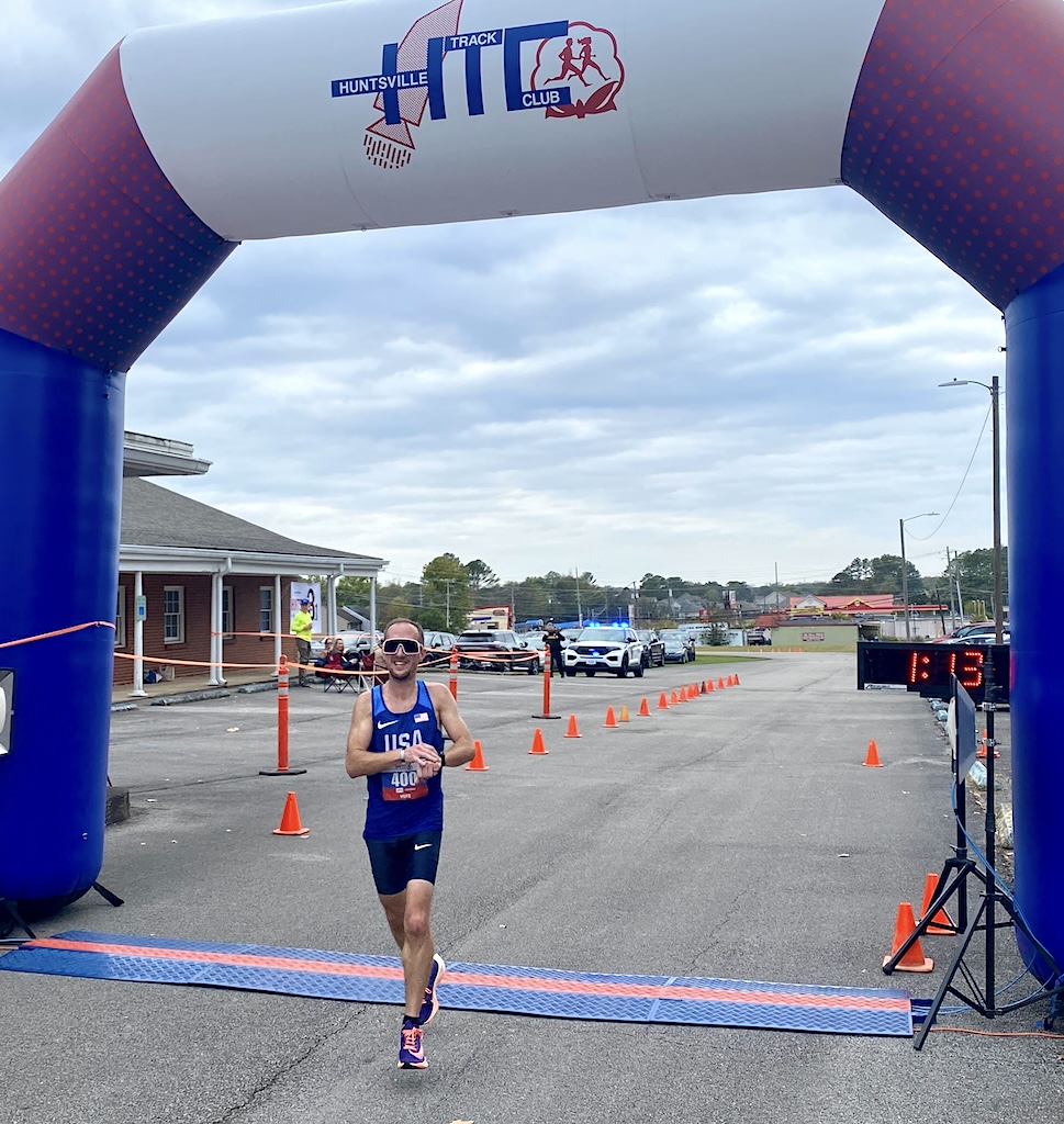 Whitehead Locks Up Huntsville Half Marathon, State Age Record